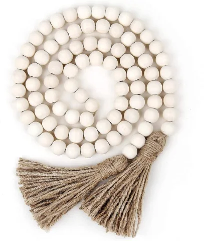 Guirlande perle en bois