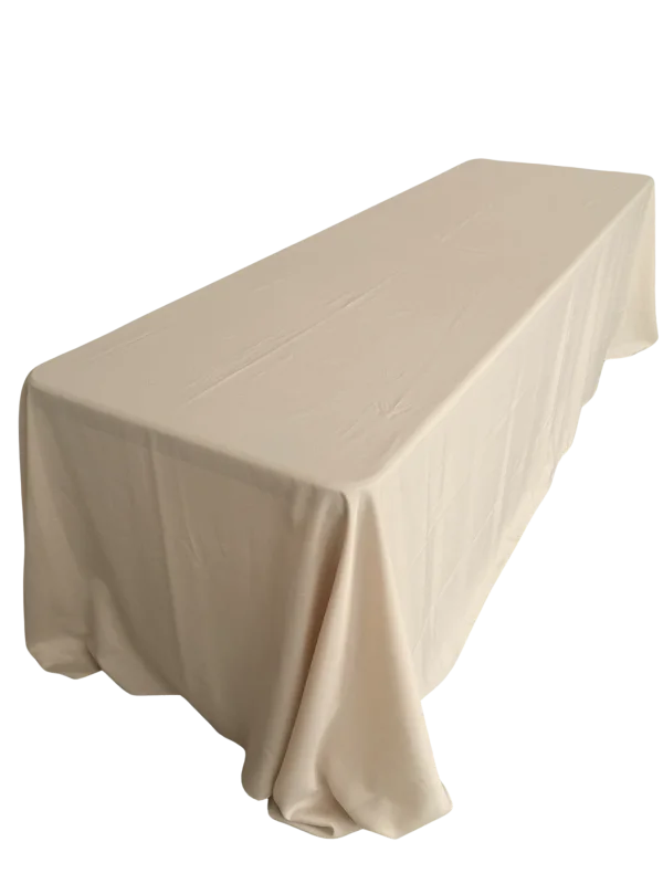 Beige 90x156 tablecloth