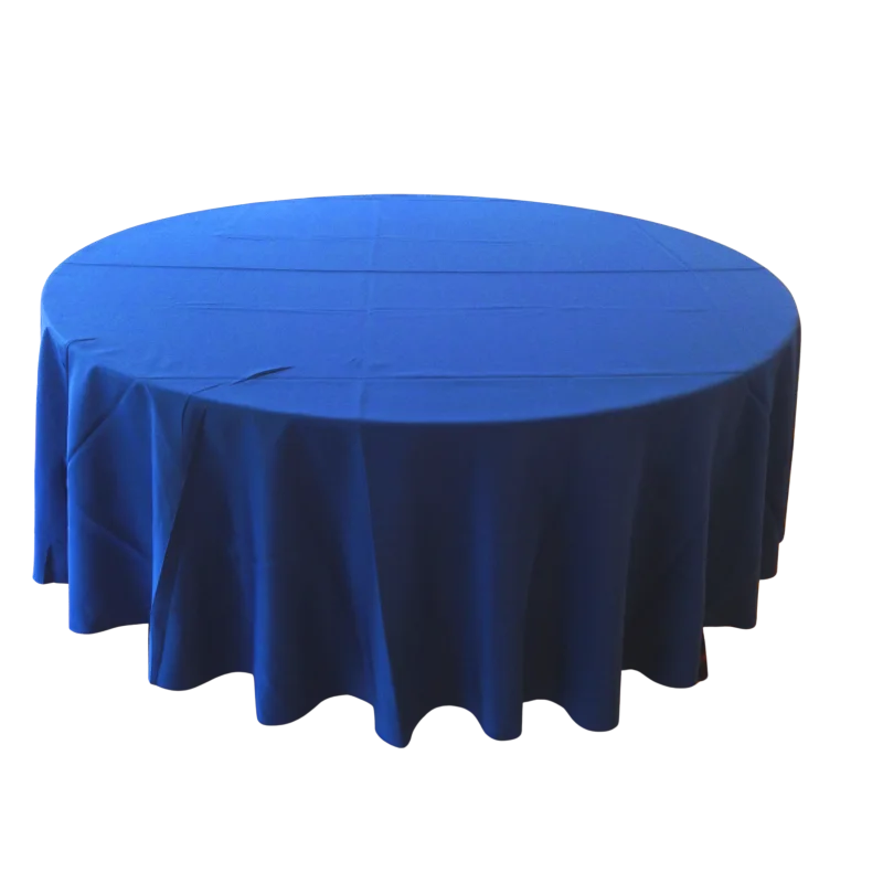 Nappe 108'' ronde bleu royal