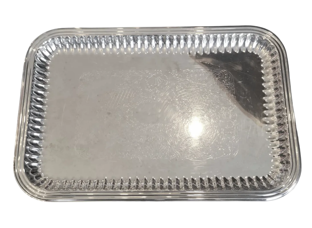 Plateau rectangulaire avec gravure 14'' x 20''