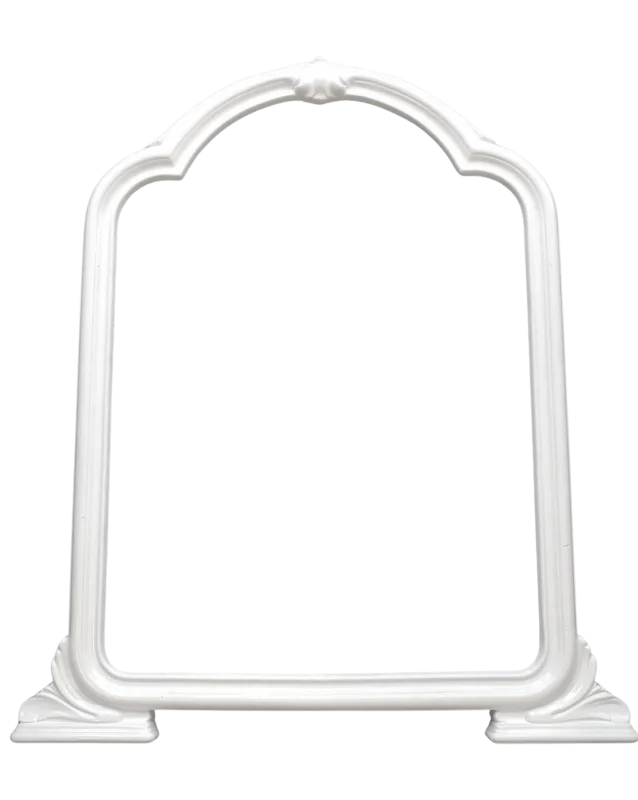 Cadre plexi blanc