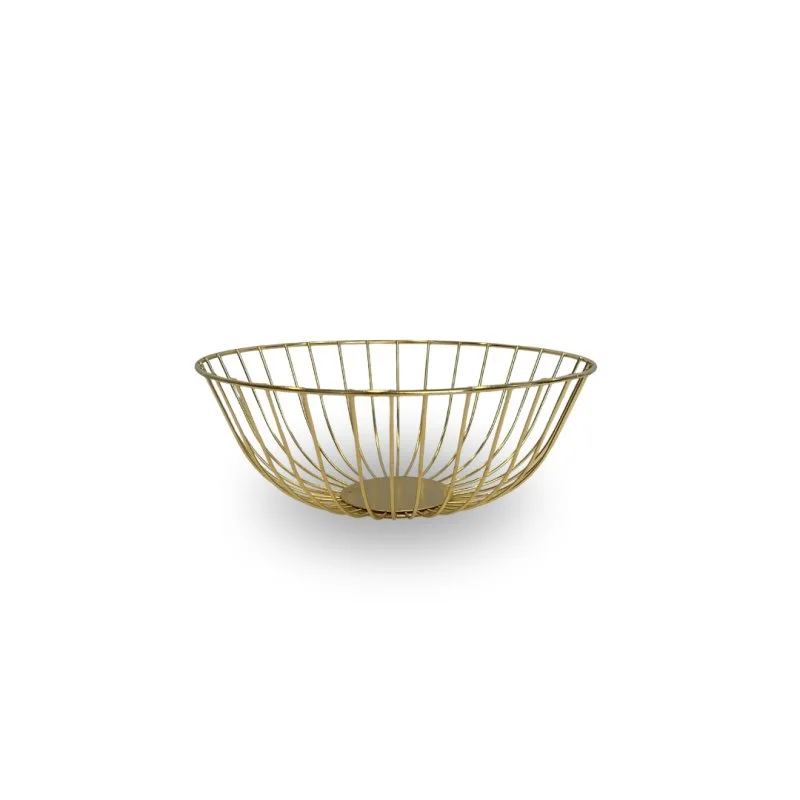 Panier pain doré avec serviette de table