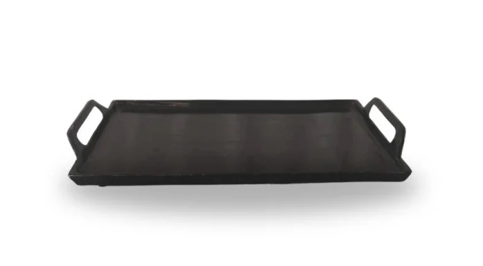 Plateau de service noir 12''x 21''