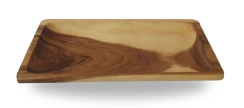 Plateau de service en bois 13''x 25''
