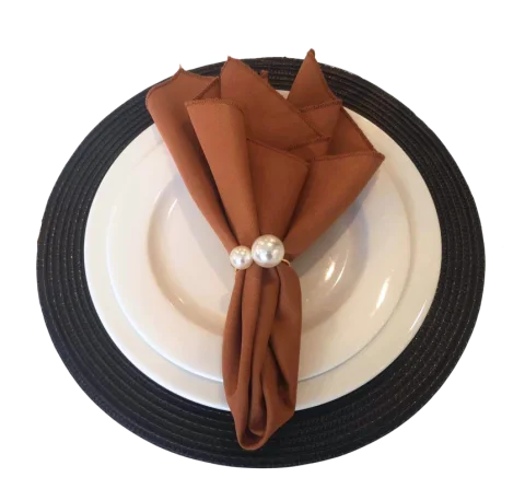 Anneau perle pour serviette de table