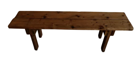 Banc de bois pour cérémonie