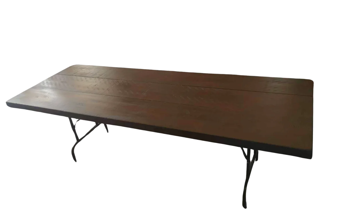 Table 8' rectangulaire bois Rustique