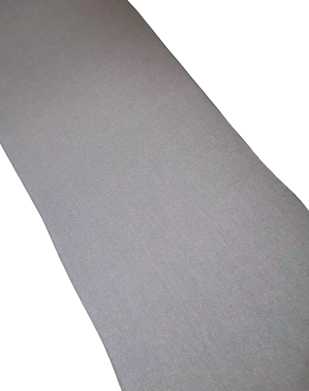 Chemin de table burlap gris 9'