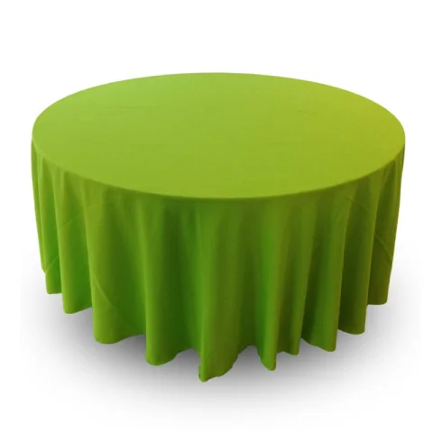 Nappe 114'' ronde vert lime