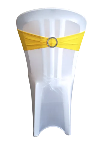 Bandeau jaune avec bijoux