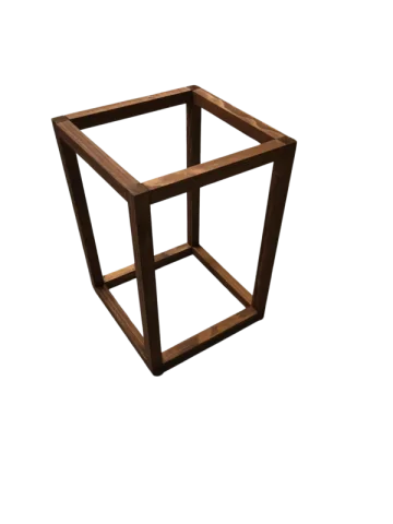 Centre de table en bois rectangulaire (9''x12'')