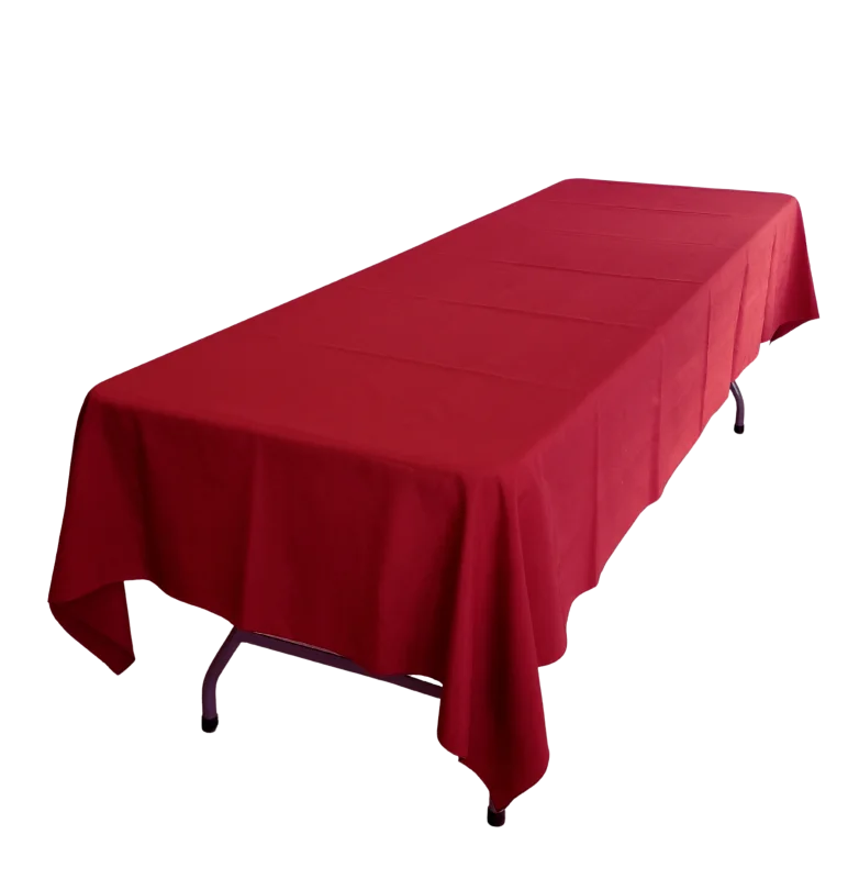 Cherry red 60x120 tablecloth