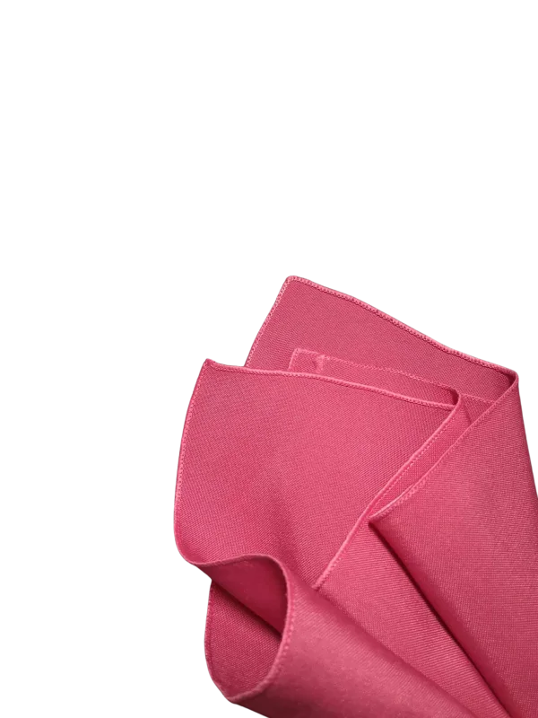 Serviette de table rose bonbon