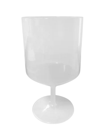 Verre à vin en plastique réutilisable