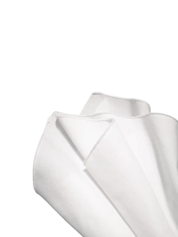 Serviette de table blanche