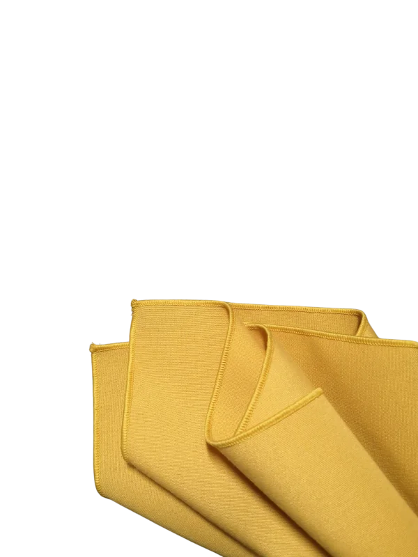 Mustard yellow napkin