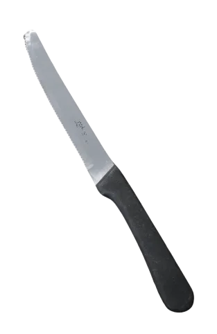 Couteau à steak noir plastique