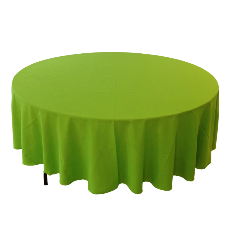 Nappe 90'' ronde lime