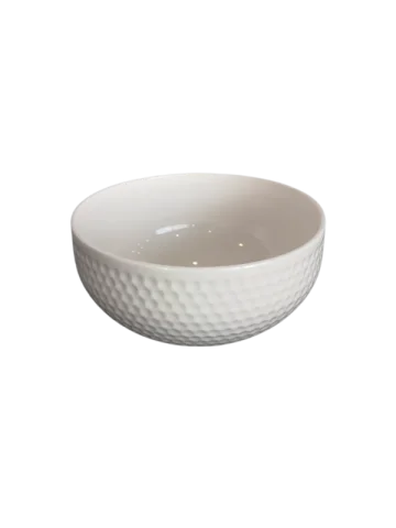 Bol à de service picot blanc