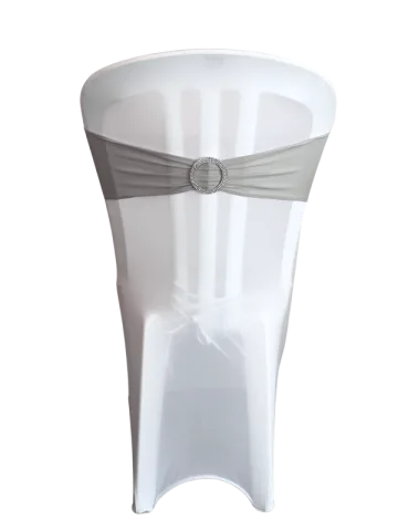 Bandeau gris avec bijou