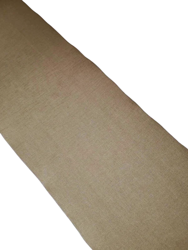 Chemin de table burlap naturel 9'