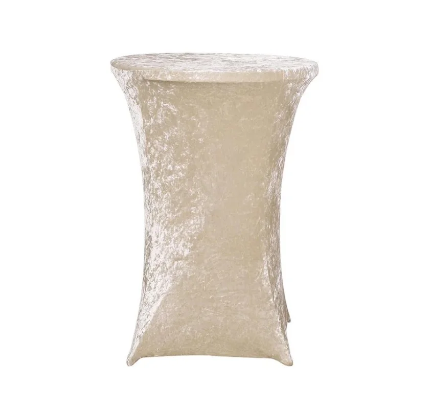 Nappe spandex velours champagne
