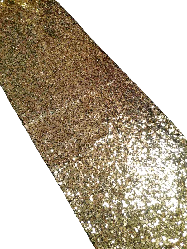 Chemin de table noir paillette doré 9'