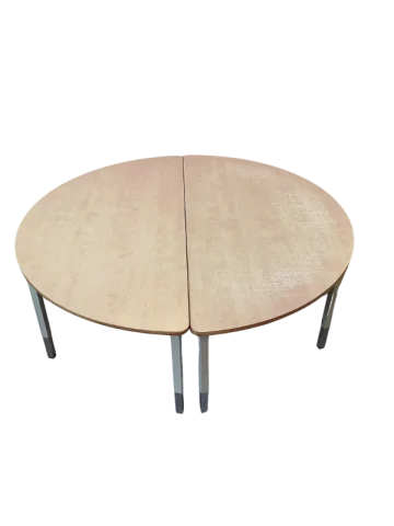 Table enfant 60'' ronde (2 demi-lune)