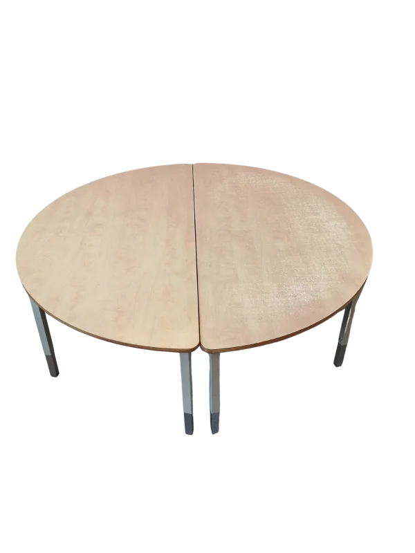 Table enfant 60'' ronde (2 demi-lune)