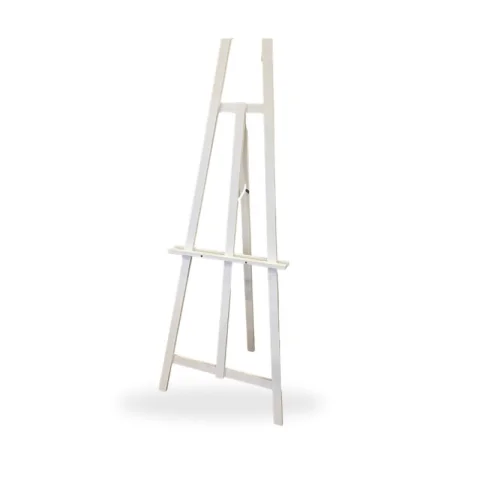 Chevalet en bois blanc