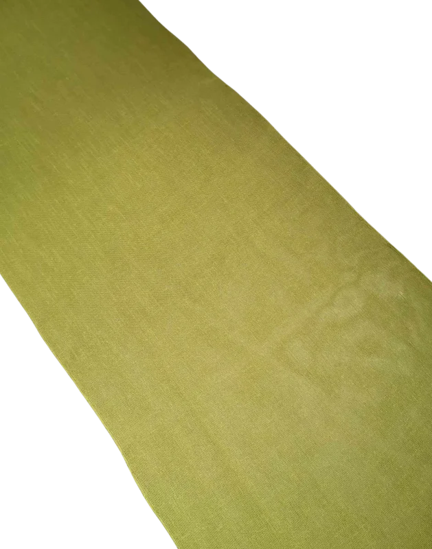 Chemin de table burlap vert 90''